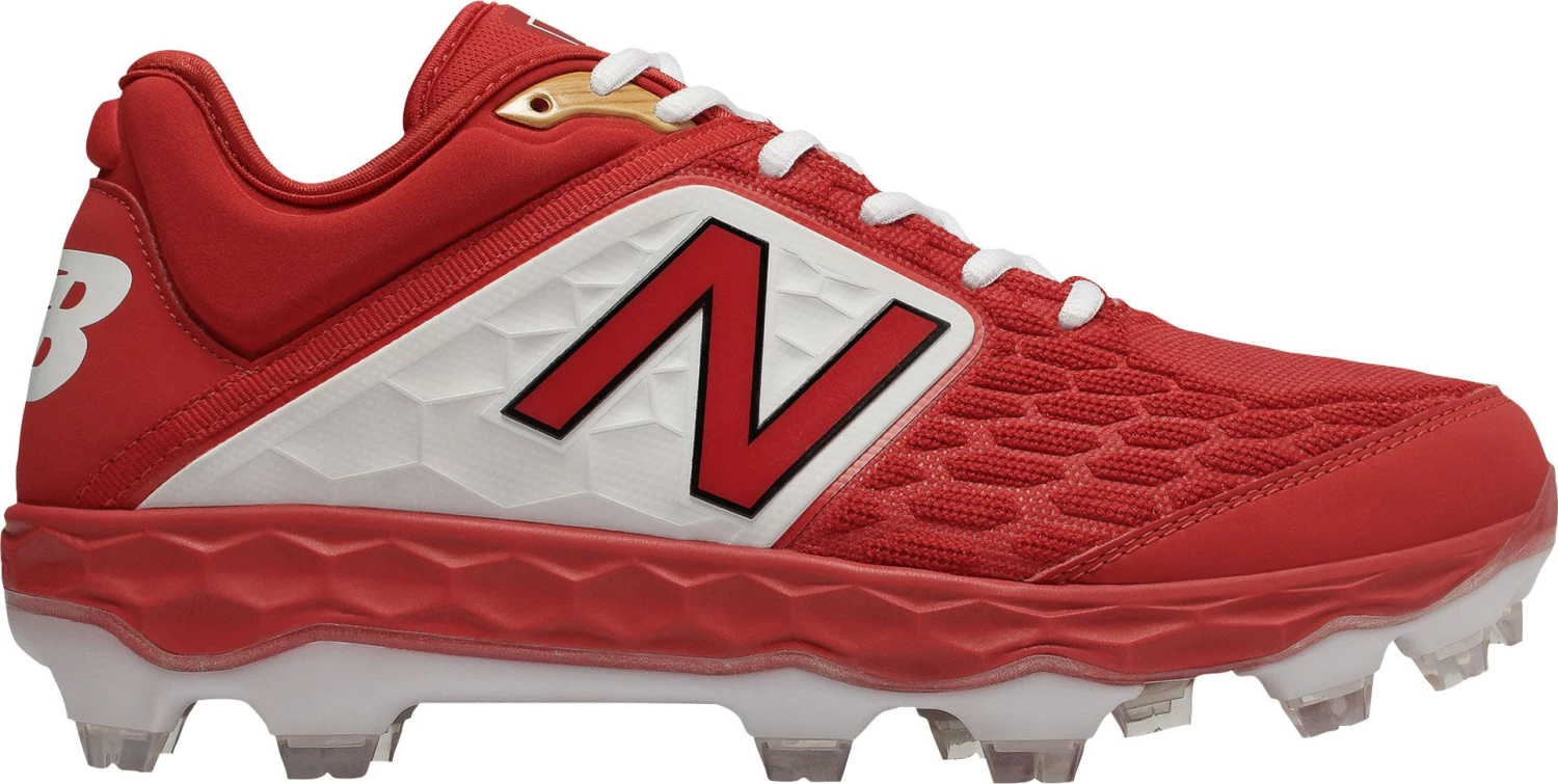 New Balance Men's Fresh Foam 3000 V4 TPU Baseball Cleats For Men Red/white 3 New Balance Men's Fresh Foam 3000 V4 TPU Baseball Cleats For Men Red/white