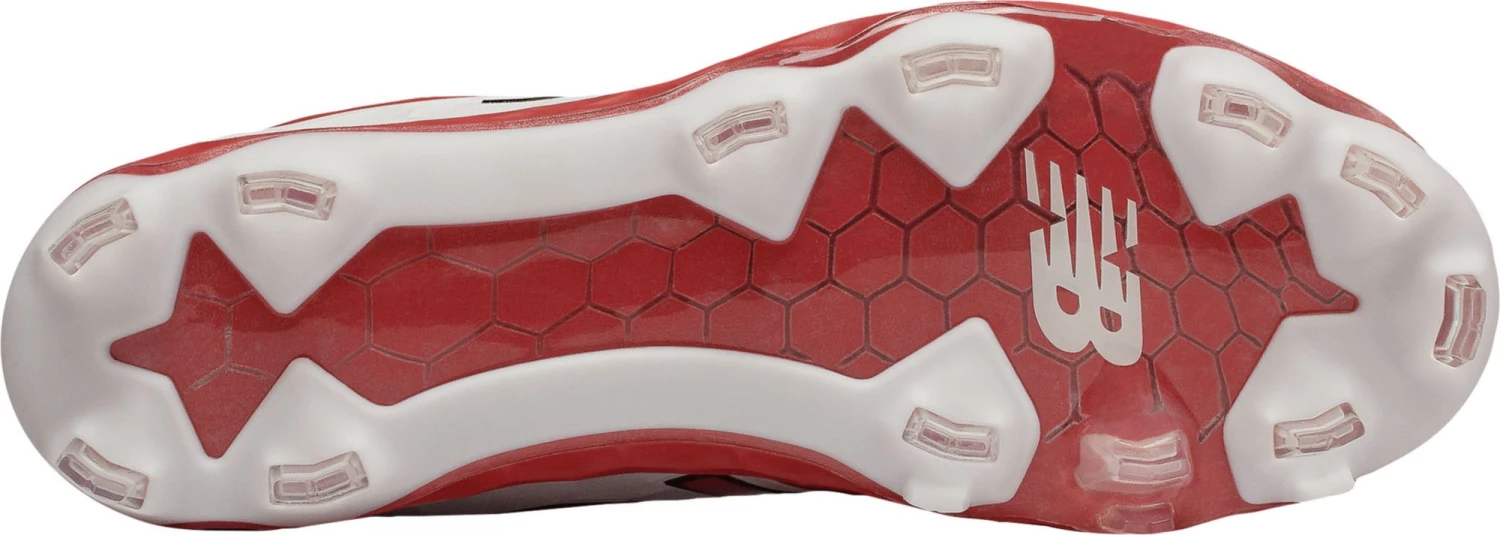 New Balance Men's Fresh Foam 3000 V4 TPU Baseball Cleats For Men Red/white 4 New Balance Men's Fresh Foam 3000 V4 TPU Baseball Cleats For Men Red/white - Image 2