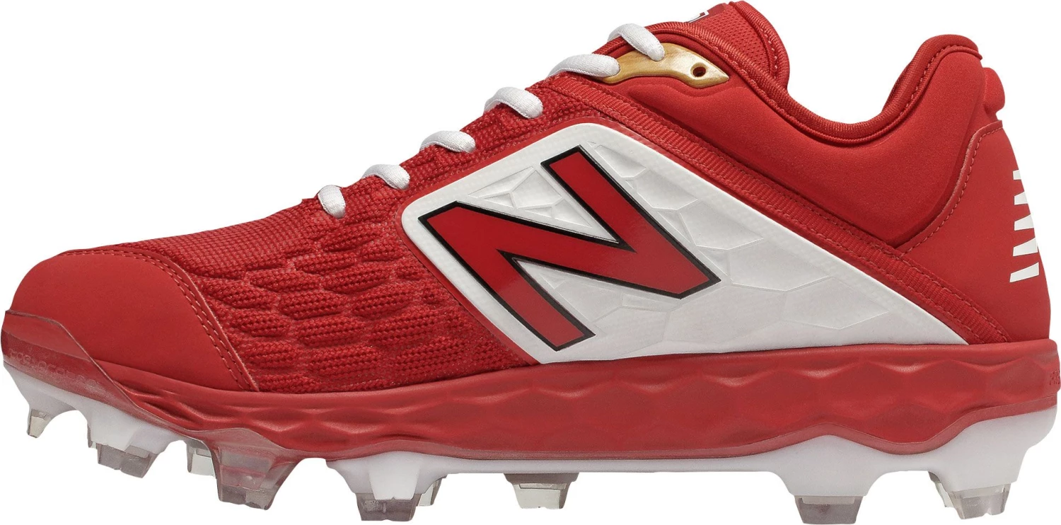 New Balance Men's Fresh Foam 3000 V4 TPU Baseball Cleats For Men Red/white 5 New Balance Men's Fresh Foam 3000 V4 TPU Baseball Cleats For Men Red/white - Image 3