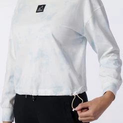 New Balance Women's All Terrain Tie Dye Long Sleeve Shirt For Women White -New Balance Sales unnamed file 1071