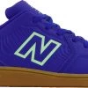New Balance Kids' Audazo V5+ Indoor Soccer Shoes For Girls' Blue/green