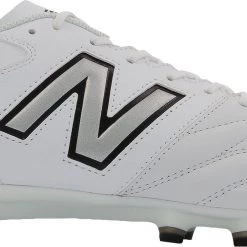 New Balance Men's 442 V2 Team FG Soccer Cleats For Men White/silver
