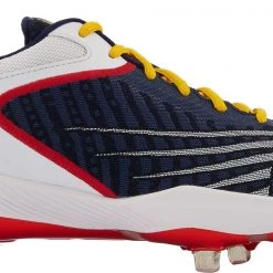 New Balance Men's FuelCell 4040 V6 Acuna Metal Baseball Cleats For Men Red/blue