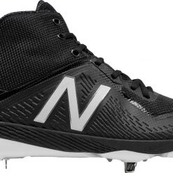 New Balance Men's 4040 V4 Mid Metal Baseball Cleats For Men Orange/black