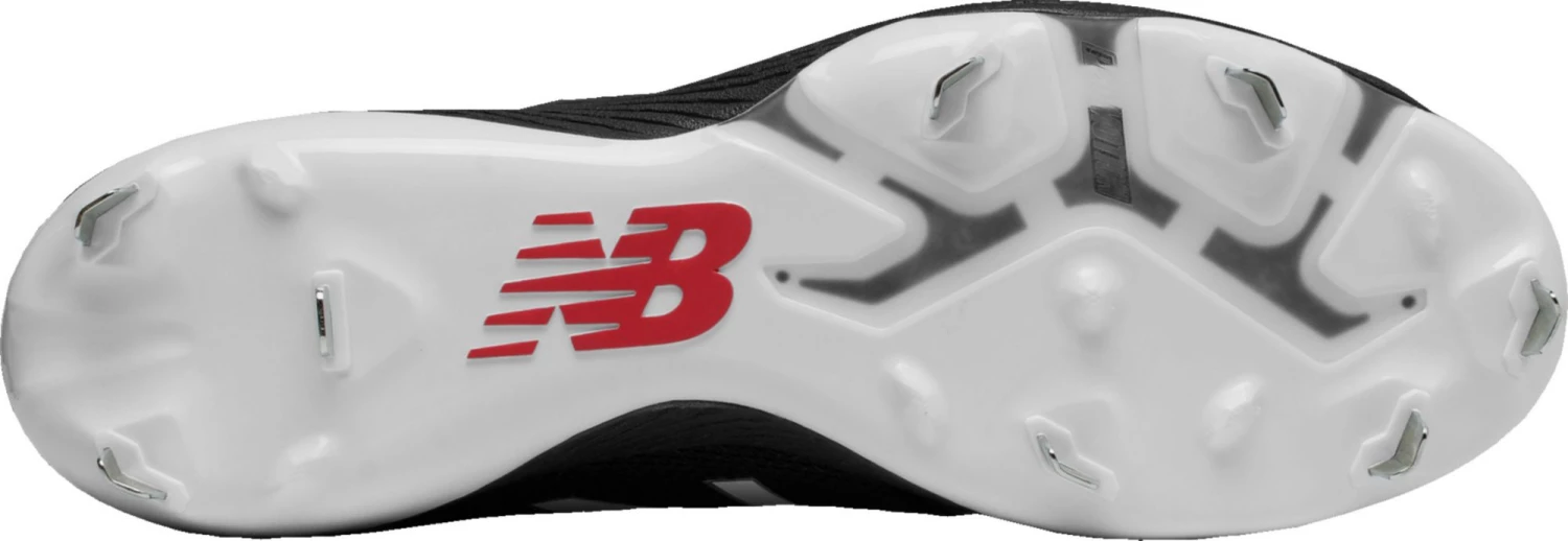 New Balance Men's 4040 V4 Mid Metal Baseball Cleats For Men Orange/black 4 New Balance Men's 4040 V4 Mid Metal Baseball Cleats For Men Orange/black - Image 2