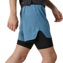 New Balance Men's Q Speed Fuel 2-in-1 5" Shorts For Men Light Slate -New Balance Sales unnamed file 1184