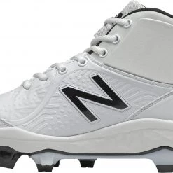 New Balance Men's Fresh Foam 3000 V5 TPU Mid Baseball Cleats For Men White/black -New Balance Sales unnamed file 1191
