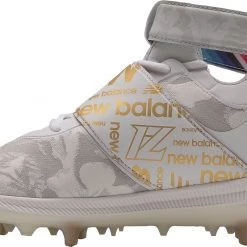 New Balance Men's Lindor 1 TPU Baseball Cleats For Men White/gold -New Balance Sales unnamed file 2
