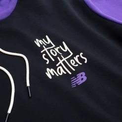 New Balance My Story Matters Hoodie For Women Purple -New Balance Sales unnamed file 216