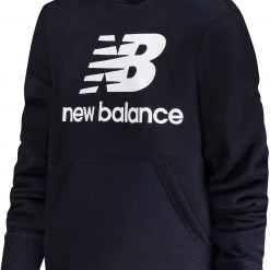 New Balance Boys' Fleece Pullover Hoodie For Boys' Black