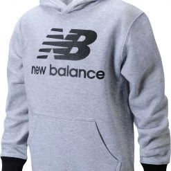 New Balance Boys' Core Fleece Hoodie For Boys' Grey Heather