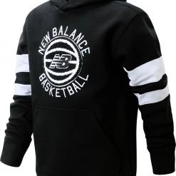 New Balance Boys' Basketball Pullover Hoodie For Boys' Black