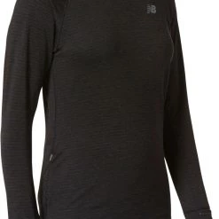 New Balance Women's Impact Run Grid Hoodie For Women Black