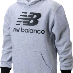 New Balance Boys' Core Fleece Pullover Hoodie For Boys' Black