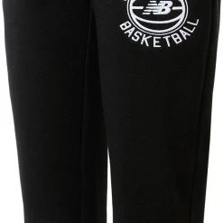 New Balance Boys' Fleece Basketball Jogger Pants For Boys' Black