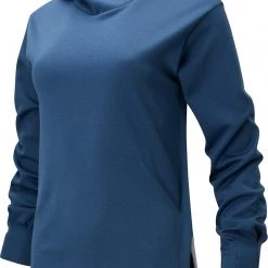 New Balance Women's Q Speed Run Crewneck Sweatshirt For Women Stone Blue Heather
