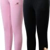 New Balance Little Girls' Knit Leggings – 2 Pack For Girls' Black/pink Lemonade -New Balance Sales unnamed file 376