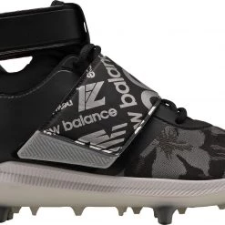 New Balance Men's Lindor 1 TPU Baseball Cleats For Men Black/silver