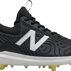 New Balance Men's COMPV2 Baseball Cleats For Men Black/yellow