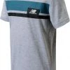 New Balance Boys' Printed Short Sleeve T-Shirt For Boys' Oatmeal Heather -New Balance Sales unnamed file 459