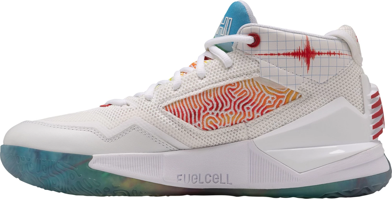 New Balance Kawhi Basketball Shoes For Men White/multi Color 5 New Balance Kawhi Basketball Shoes For Men White/multi Color - Image 3