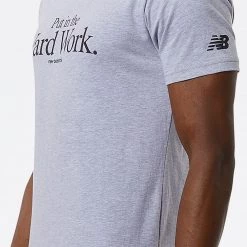 New Balance Baseball Yard Work Tee For Men Grey -New Balance Sales unnamed file 500