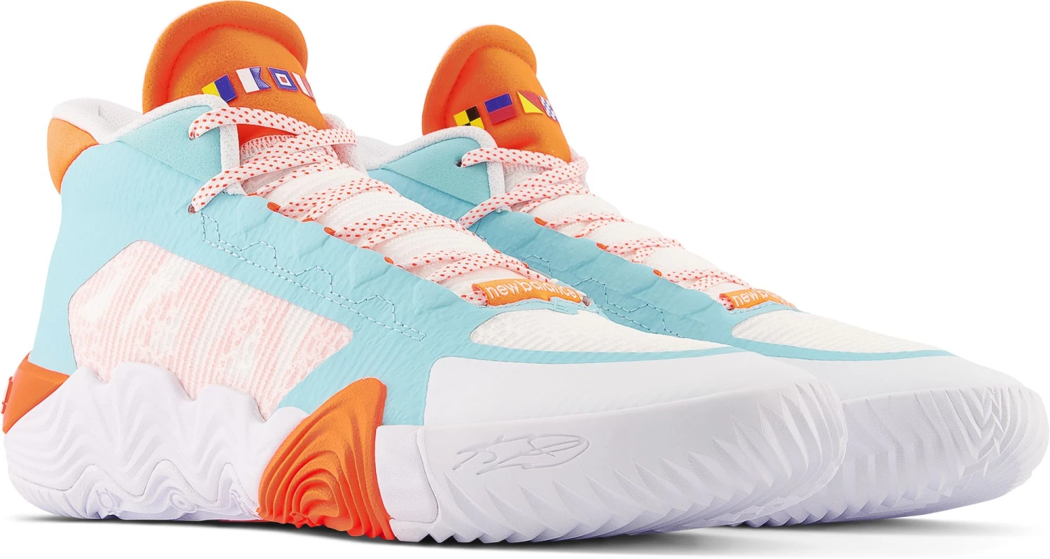 New Balance Kawhi 2 Basketball Shoes For Men White/blue/orange 7 New Balance Kawhi 2 Basketball Shoes For Men White/blue/orange - Image 5