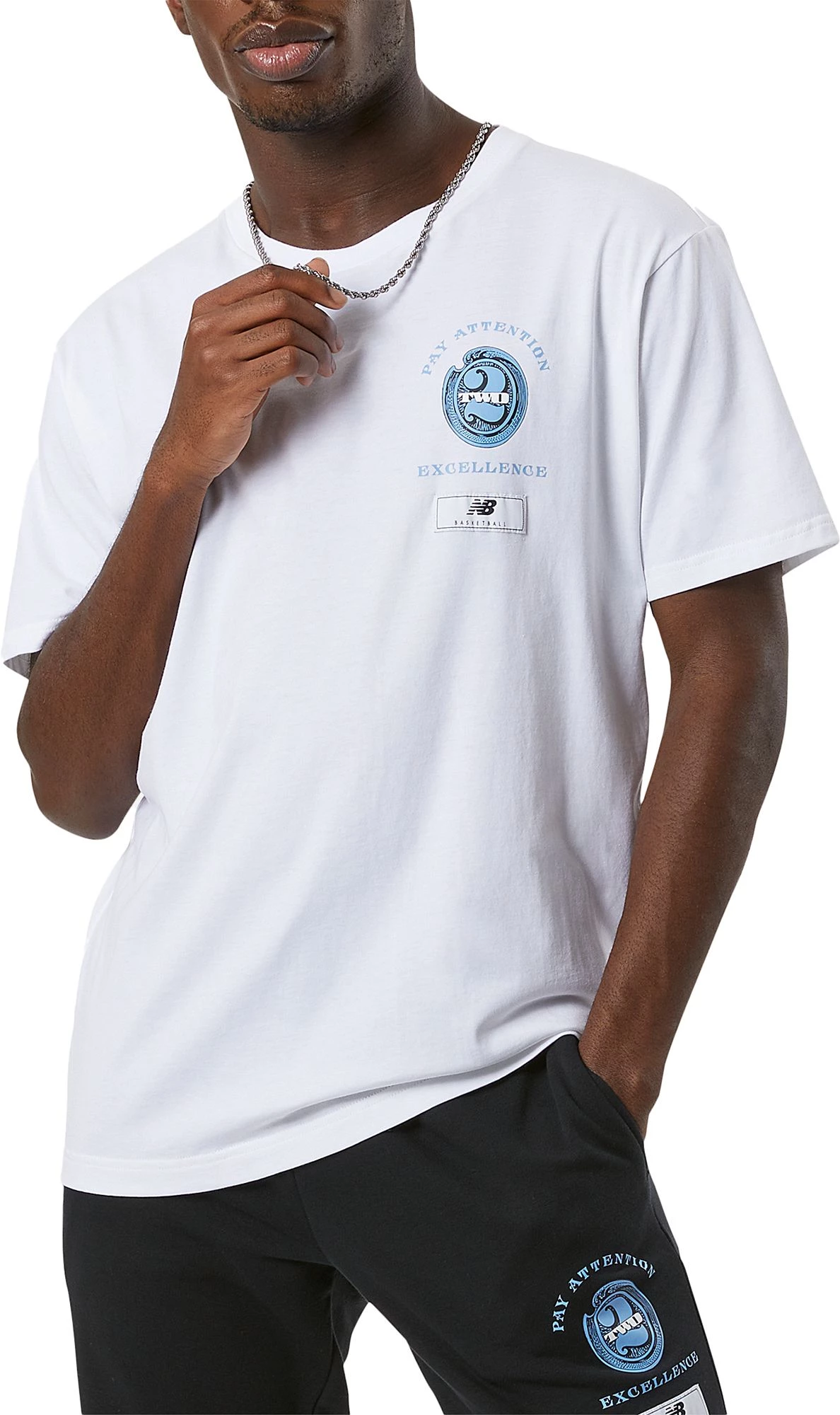 New Balance Men's Kawhi Graphic Tee For Men Black 3 New Balance Men's Kawhi Graphic Tee For Men Black