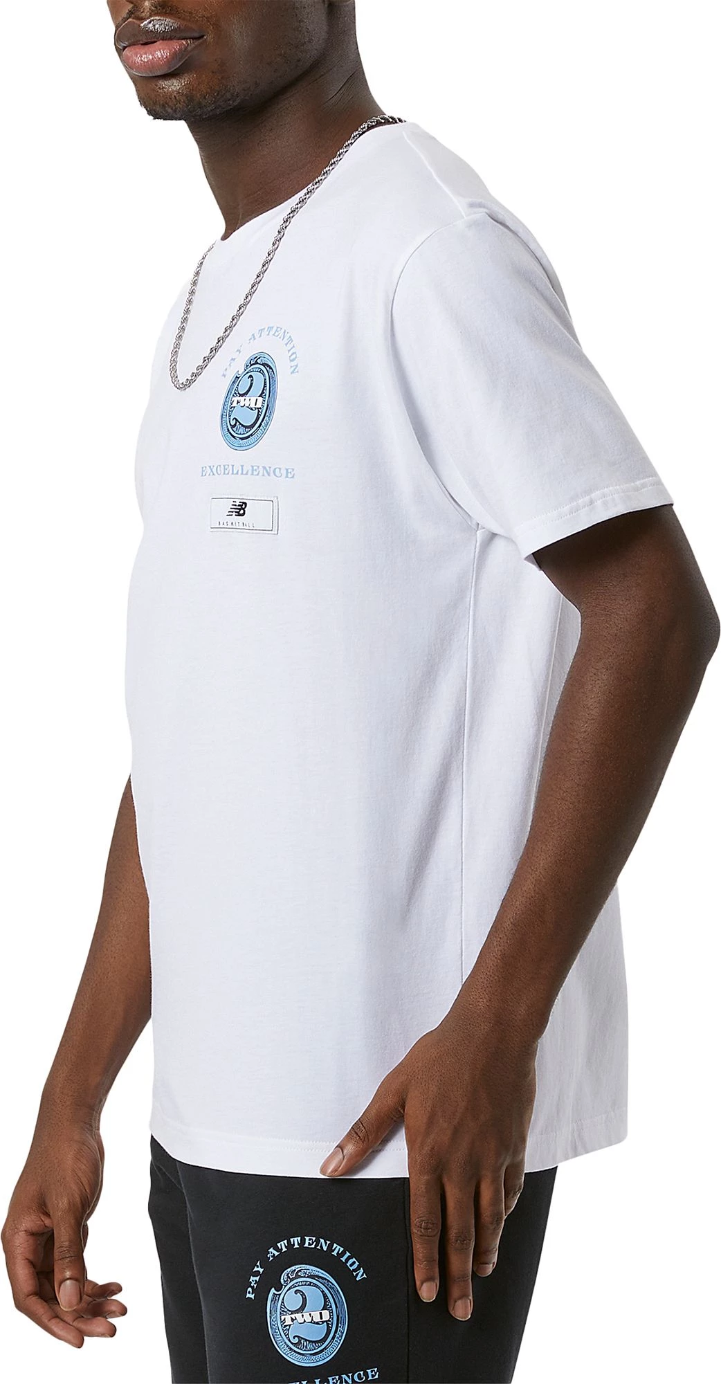 New Balance Men's Kawhi Graphic Tee For Men Black 5 New Balance Men's Kawhi Graphic Tee For Men Black - Image 3