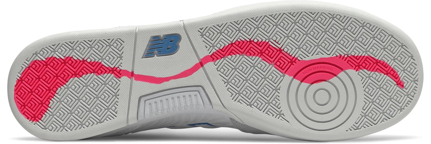 New Balance Audazo V5+ Indoor Soccer Shoes For Men White/blue 4 New Balance Audazo V5+ Indoor Soccer Shoes For Men White/blue - Image 2