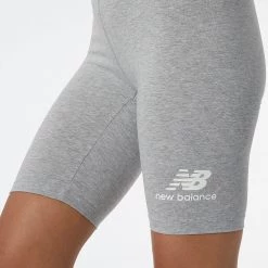 New Balance Women's Essentials Stacked Fitted Shorts For Women Athletic Grey -New Balance Sales unnamed file 664