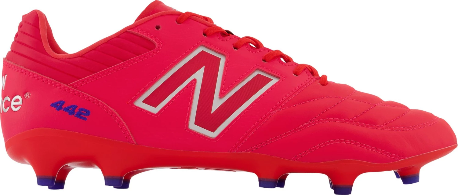 New Balance 442 V2 Pro FG Soccer Cleats For Women Red/blue 3 New Balance 442 V2 Pro FG Soccer Cleats For Women Red/blue