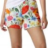 New Balance Women's Essentials Super Bloom Printed Shorts For Women Sea Salt Heather