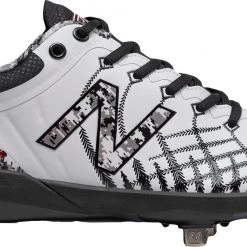 New Balance Men's 4040 V5 Pedroia Baseball Cleats For Men Camo/white