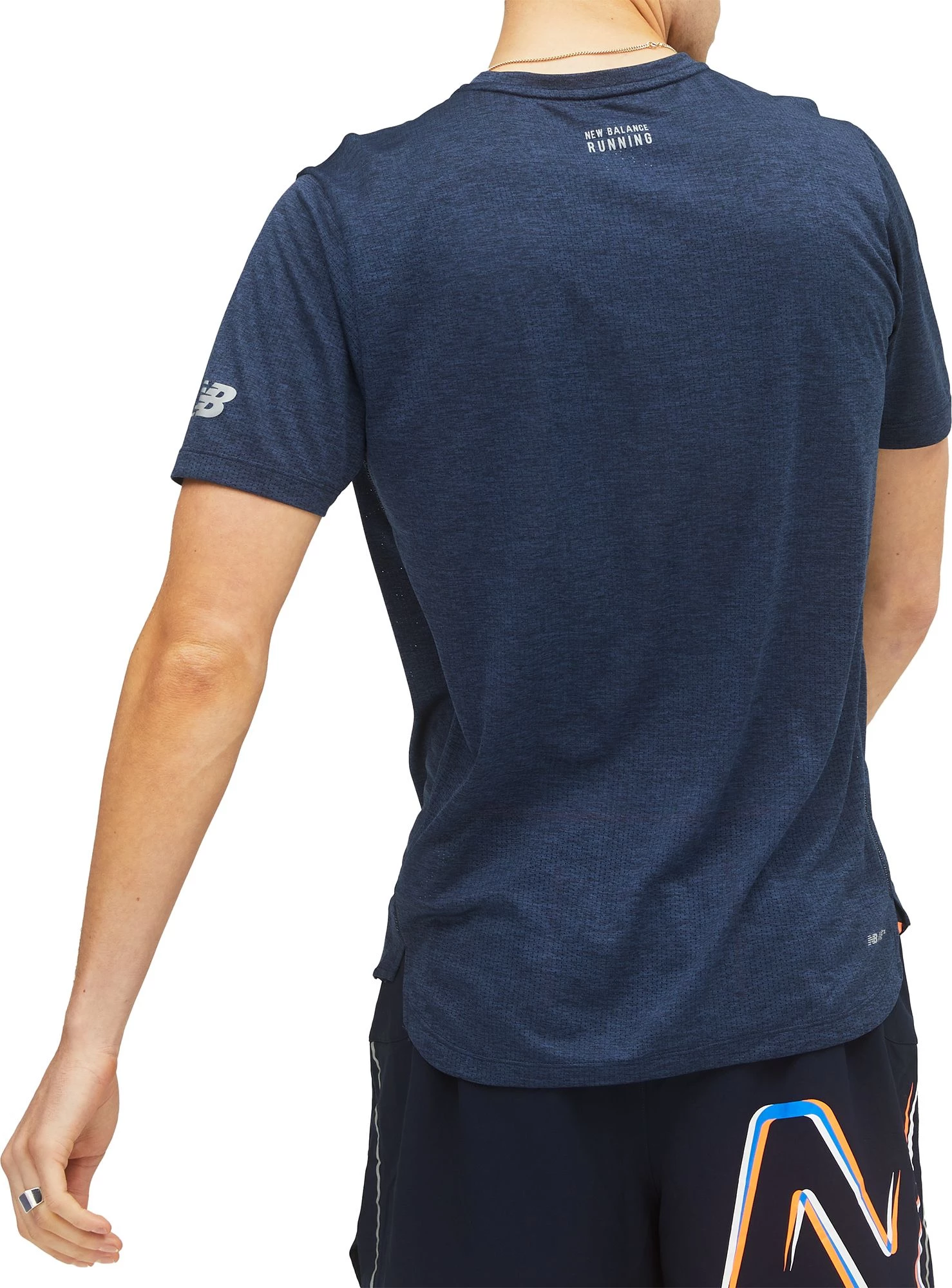 New Balance Men's Graphic Impact Run Short Sleeve T-Shirt For Men Lemonade Graphic 4 New Balance Men's Graphic Impact Run Short Sleeve T-Shirt For Men Lemonade Graphic - Image 2