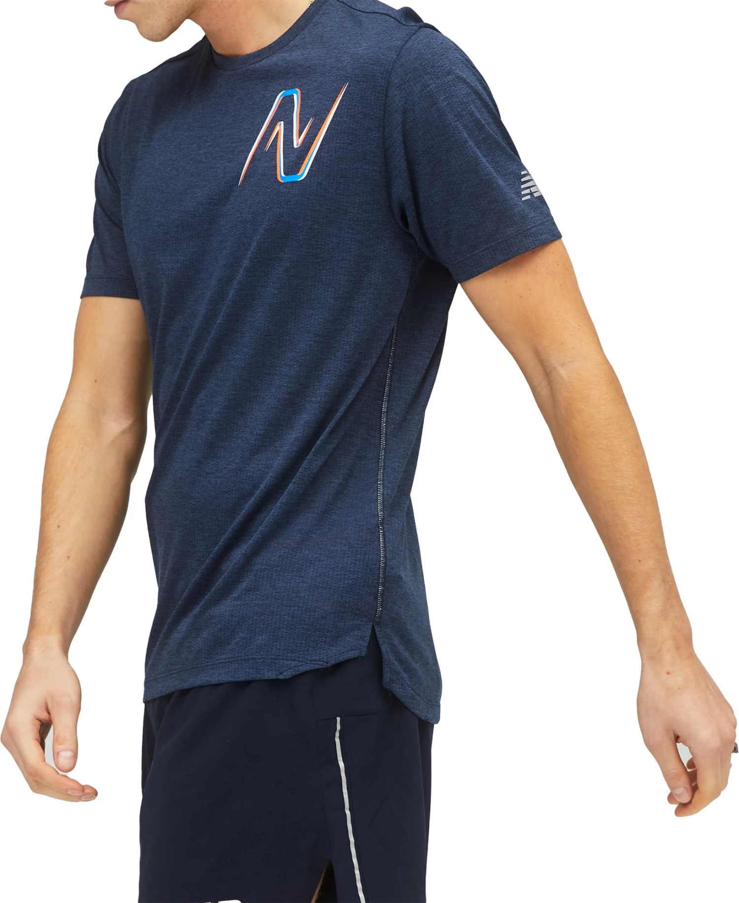 New Balance Men's Graphic Impact Run Short Sleeve T-Shirt For Men Lemonade Graphic 5 New Balance Men's Graphic Impact Run Short Sleeve T-Shirt For Men Lemonade Graphic - Image 3