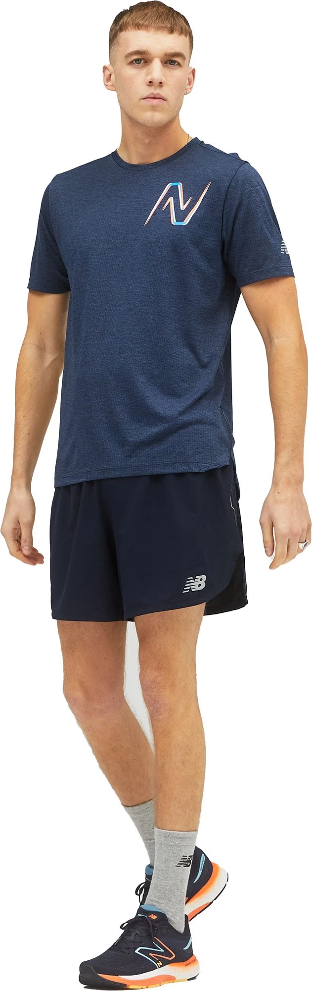 New Balance Men's Graphic Impact Run Short Sleeve T-Shirt For Men Lemonade Graphic 8 New Balance Men's Graphic Impact Run Short Sleeve T-Shirt For Men Lemonade Graphic - Image 6