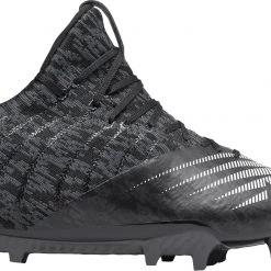 New Balance Women's BurnX 2 Mid Lacrosse Cleats For Women Black/white