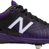 New Balance Men's 4040 V5 Metal Baseball Cleats For Men Red/white
